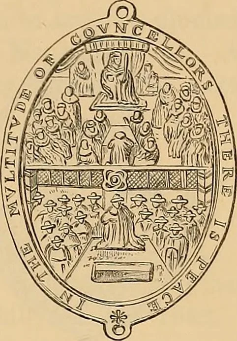 An illustration from Medallic illustrations of the history of Great Britain and Ireland to the death of George II, 1885, leaf 330
