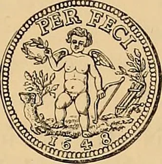 An illustration from Medallic illustrations of the history of Great Britain and Ireland to the death of George II, 1885, leaf 372