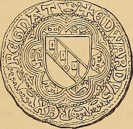 An illustration from Medallic illustrations of the history of Great Britain and Ireland to the death of George II, 1885, leaf 40