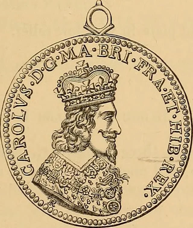 An illustration from Medallic illustrations of the history of Great Britain and Ireland to the death of George II, 1885, leaf 402