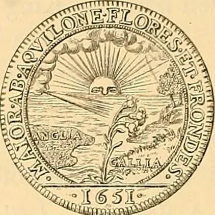 An illustration from Medallic illustrations of the history of Great Britain and Ireland to the death of George II, 1885, leaf 429