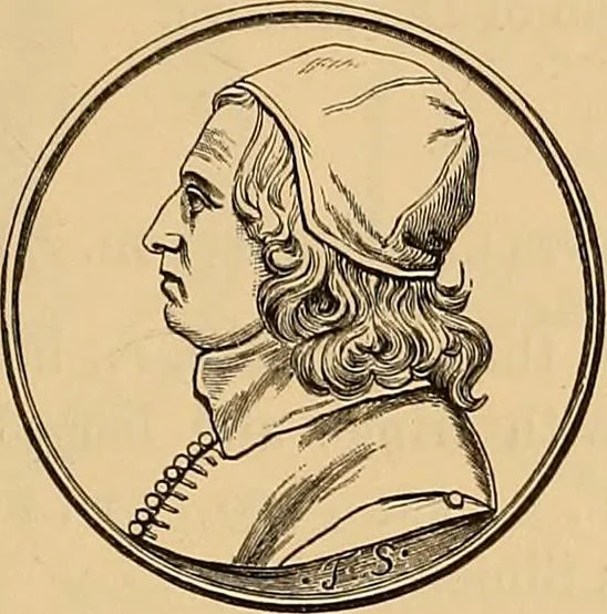 An illustration from Medallic illustrations of the history of Great Britain and Ireland to the death of George II, 1885, leaf 442