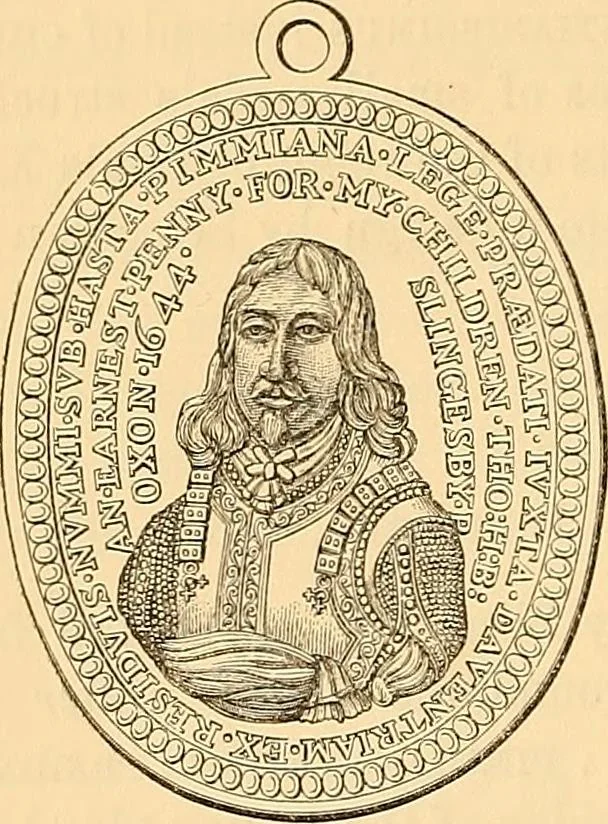 An illustration from Medallic illustrations of the history of Great Britain and Ireland to the death of George II, 1885, leaf 461