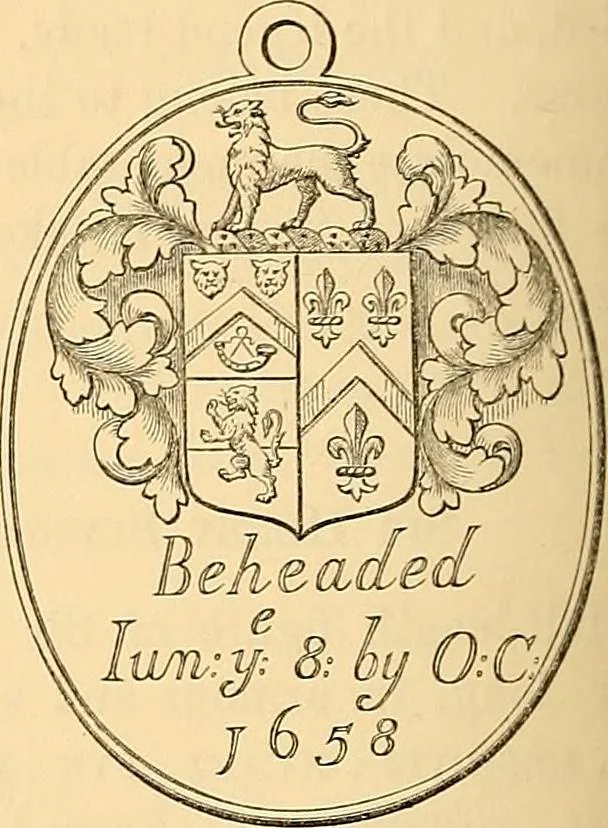 An illustration from Medallic illustrations of the history of Great Britain and Ireland to the death of George II, 1885, leaf 461