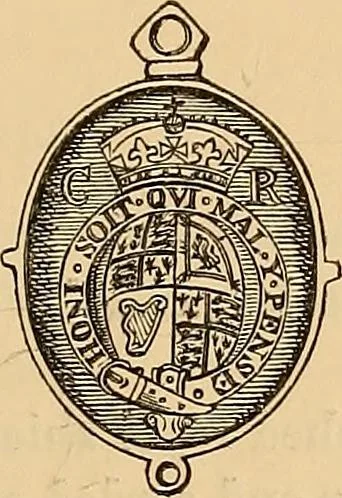 An illustration from Medallic illustrations of the history of Great Britain and Ireland to the death of George II, 1885, leaf 472