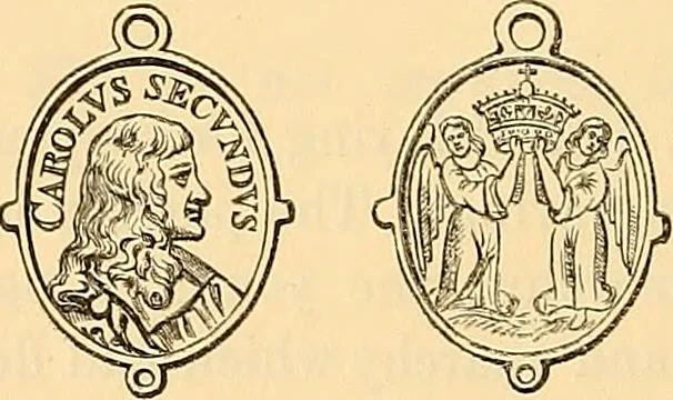 An illustration from Medallic illustrations of the history of Great Britain and Ireland to the death of George II, 1885, leaf 477