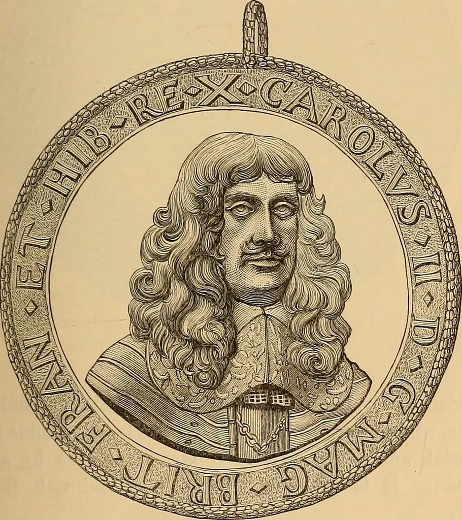 An illustration from Medallic illustrations of the history of Great Britain and Ireland to the death of George II, 1885, leaf 484