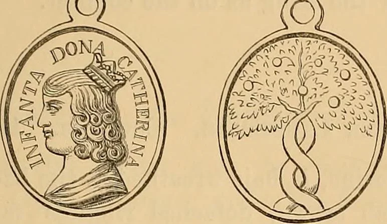 An illustration from Medallic illustrations of the history of Great Britain and Ireland to the death of George II, 1885, leaf 520