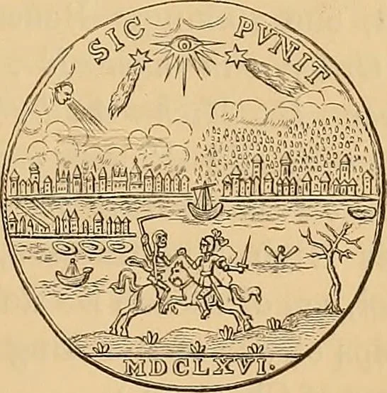 An illustration from Medallic illustrations of the history of Great Britain and Ireland to the death of George II, 1885, leaf 558