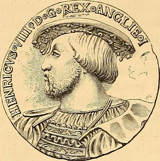 An illustration from Medallic illustrations of the history of Great Britain and Ireland to the death of George II, 1885, leaf 65