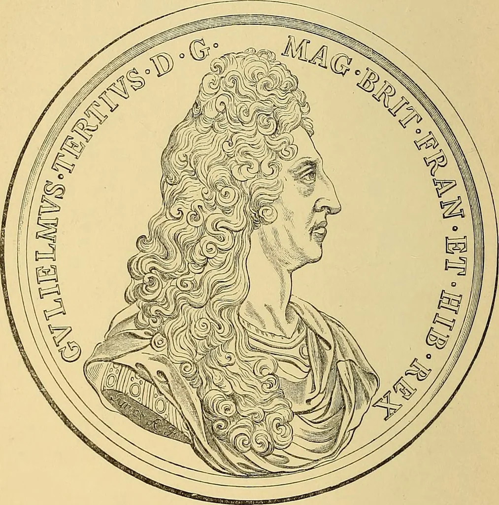 An illustration from Medallic illustrations of the history of Great Britain and Ireland to the death of George II, 1885, leaf 13