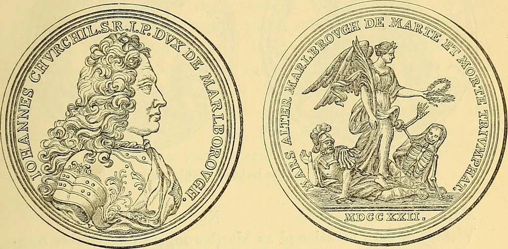 An illustration from Medallic illustrations of the history of Great Britain and Ireland to the death of George II, 1885, leaf 472