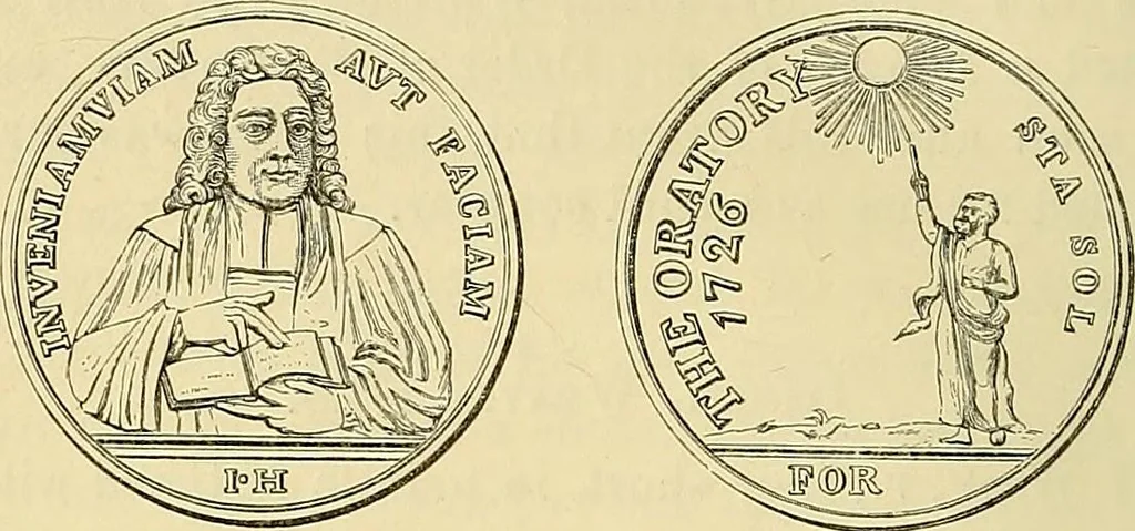 An illustration from Medallic illustrations of the history of Great Britain and Ireland to the death of George II, 1885, leaf 481