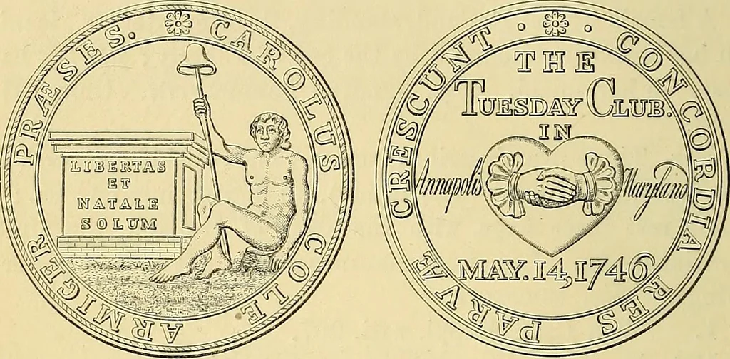 An illustration from Medallic illustrations of the history of Great Britain and Ireland to the death of George II, 1885, leaf 635