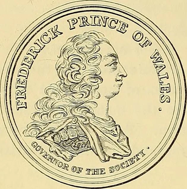 An illustration from Medallic illustrations of the history of Great Britain and Ireland to the death of George II, 1885, leaf 675