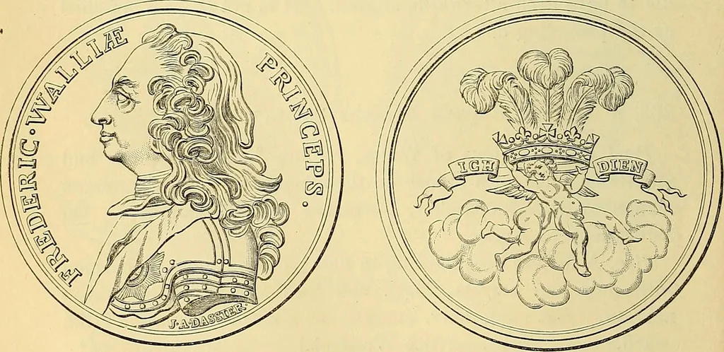An illustration from Medallic illustrations of the history of Great Britain and Ireland to the death of George II, 1885, leaf 675