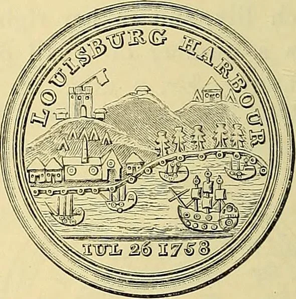 An illustration from Medallic illustrations of the history of Great Britain and Ireland to the death of George II, 1885, leaf 703