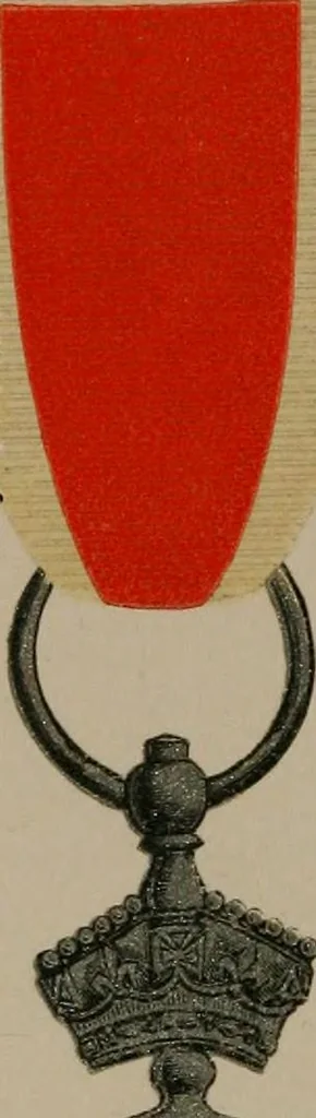 An illustration from Medals of the British navy and how they were won : with a list of those officers, who for their gallant conduct were granted honorary swords and plate by the Committee of the Patriotic Fund, 1895, leaf 381