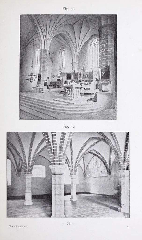 An illustration from Medeltidsminnen från Östergötland, 1906, leaf 105