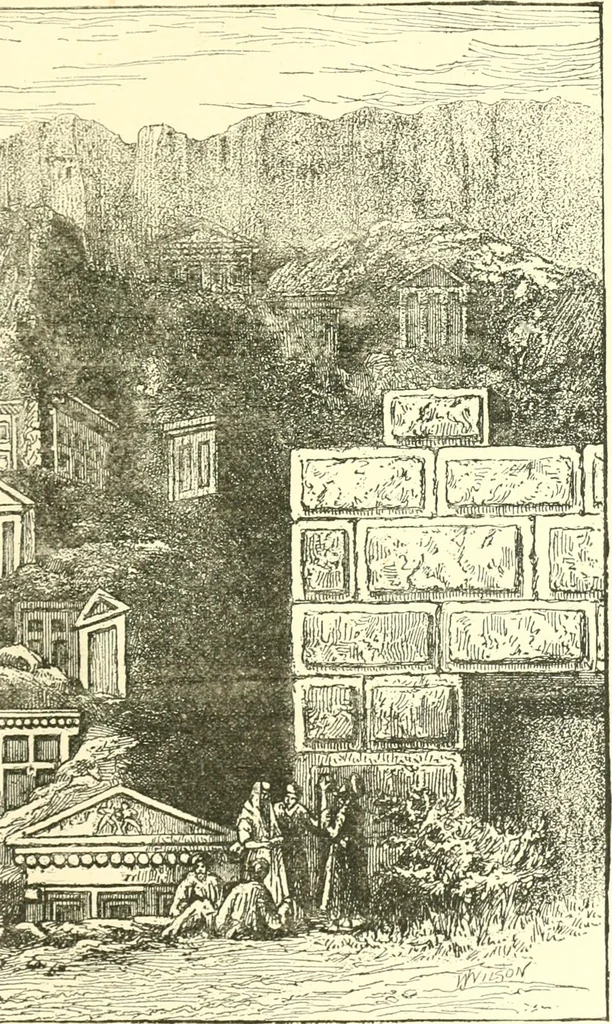 An illustration from Media, Babylon and Persia : including a study of the Zend-Avesta or religion of Zoroaster, from the fall of Nineveh to the Persian war, 1889, leaf 220