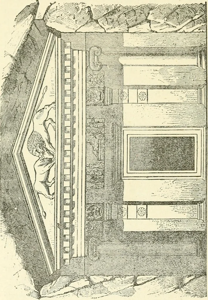An illustration from Media, Babylon and Persia : including a study of the Zend-Avesta or religion of Zoroaster, from the fall of Nineveh to the Persian war, 1889, leaf 225