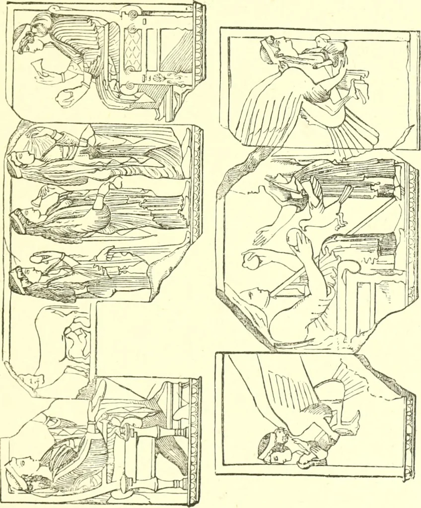 An illustration from Media, Babylon and Persia : including a study of the Zend-Avesta or religion of Zoroaster, from the fall of Nineveh to the Persian war, 1889, leaf 228