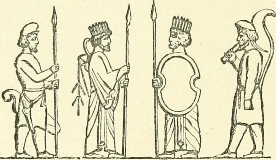 An illustration from Media, Babylon and Persia : including a study of the Zend-Avesta or religion of Zoroaster, from the fall of Nineveh to the Persian war, 1889, leaf 307