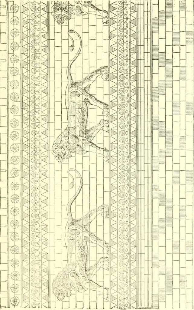 An illustration from Media, Babylon and Persia : including a study of the Zend-Avesta or religion of Zoroaster, from the fall of Nineveh to the Persian war, 1889, leaf 366