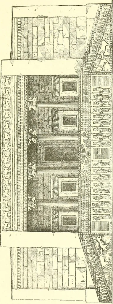 An illustration from Media, Babylon and Persia : including a study of the Zend-Avesta or religion of Zoroaster, from the fall of Nineveh to the Persian war, 1889, leaf 432