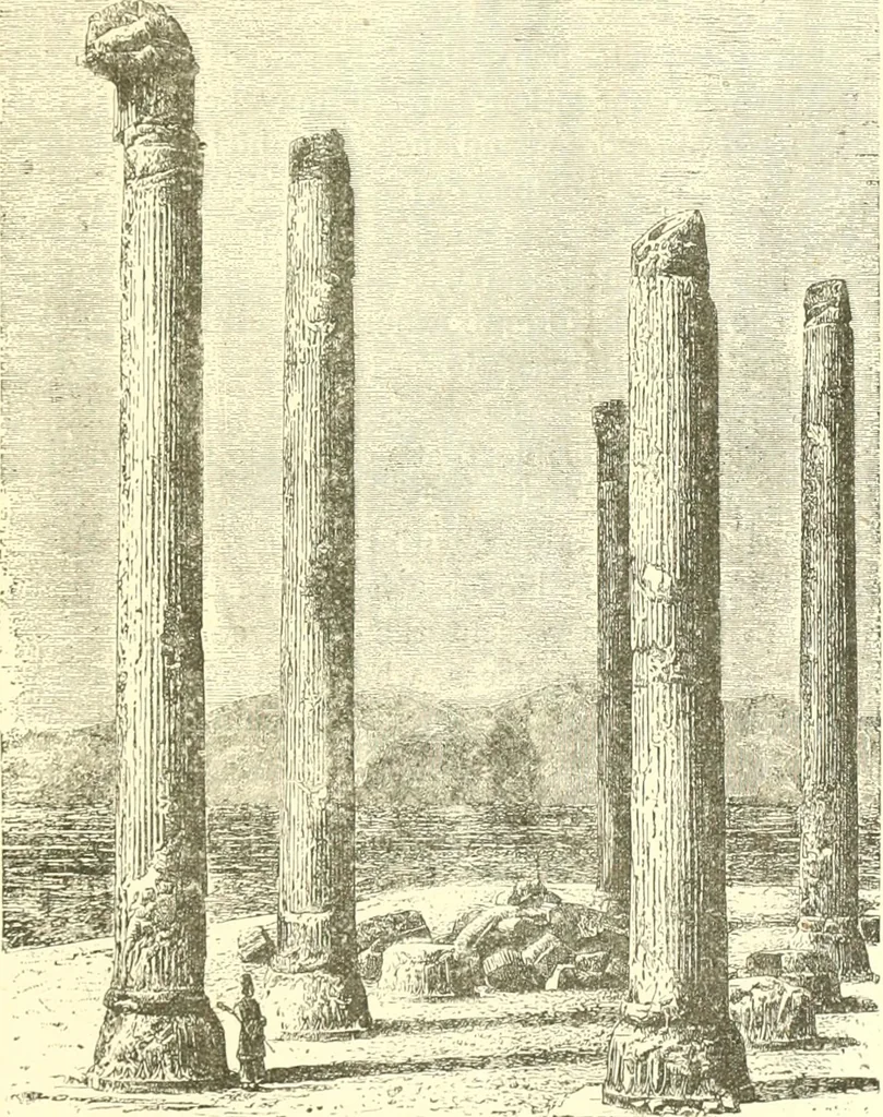 An illustration from Media, Babylon and Persia : including a study of the Zend-Avesta or religion of Zoroaster, from the fall of Nineveh to the Persian war, 1889, leaf 438