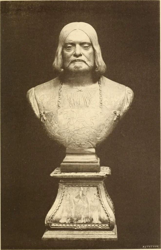 An illustration from Catalogue of a choice collection of pictures and other works of art, chiefly Italian, of Mediaeval and Renaissance time, the property of Signor Stephano Bardini of Florence, 1902, leaf 122