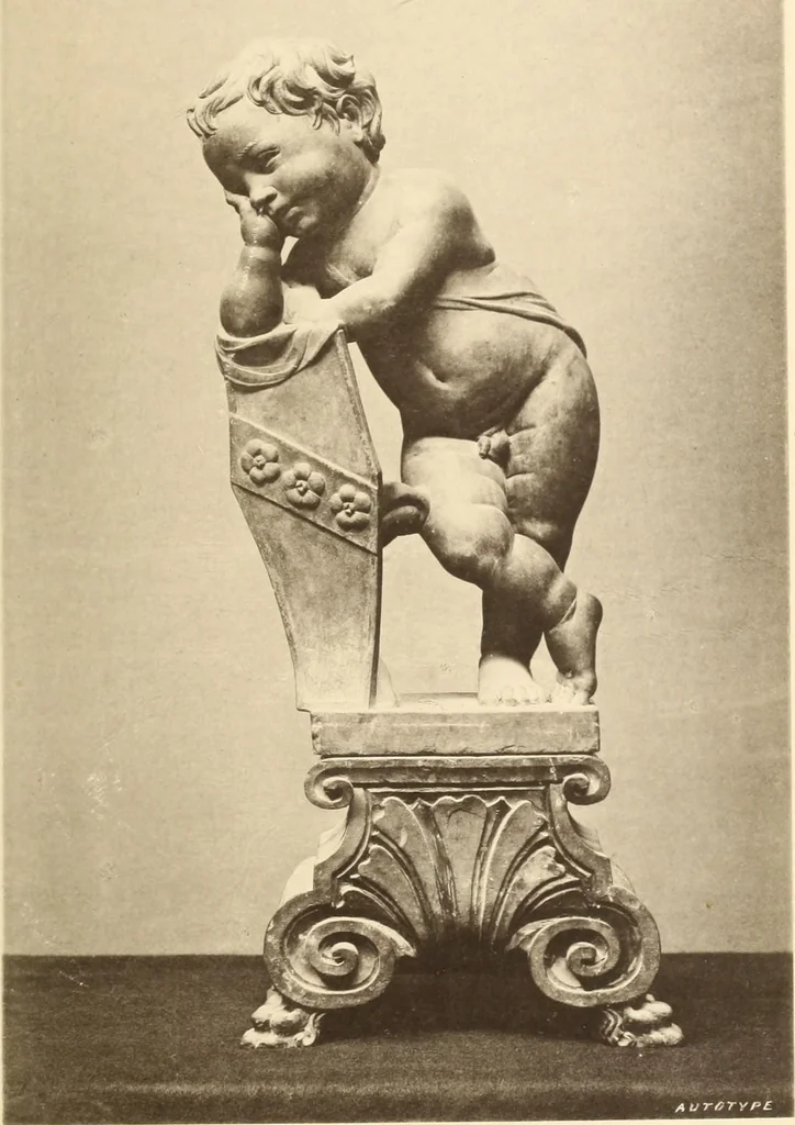 An illustration from Catalogue of a choice collection of pictures and other works of art, chiefly Italian, of Mediaeval and Renaissance time, the property of Signor Stephano Bardini of Florence, 1902, leaf 136