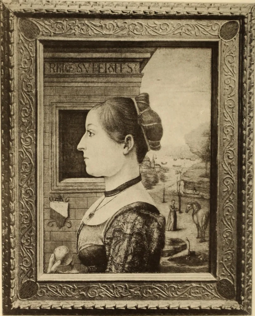 An illustration from Catalogue of a choice collection of pictures and other works of art, chiefly Italian, of Mediaeval and Renaissance time, the property of Signor Stephano Bardini of Florence, 1902, leaf 153