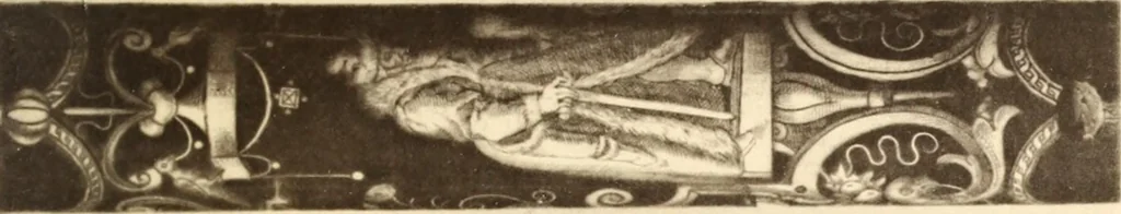 An illustration from Catalogue of a choice collection of pictures and other works of art, chiefly Italian, of Mediaeval and Renaissance time, the property of Signor Stephano Bardini of Florence, 1902, leaf 40