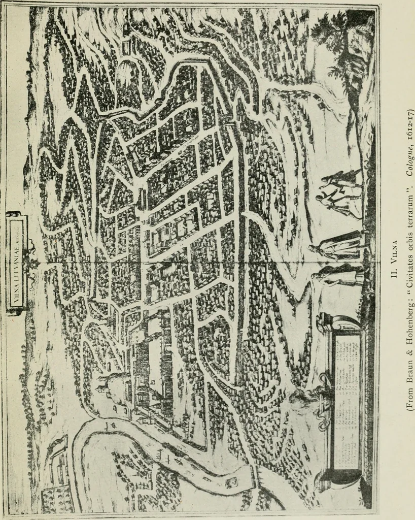 An illustration from Mediæval town planning : a lecture delivered at the John Rylands Library on the 13th December, 1916, 1917, leaf 16