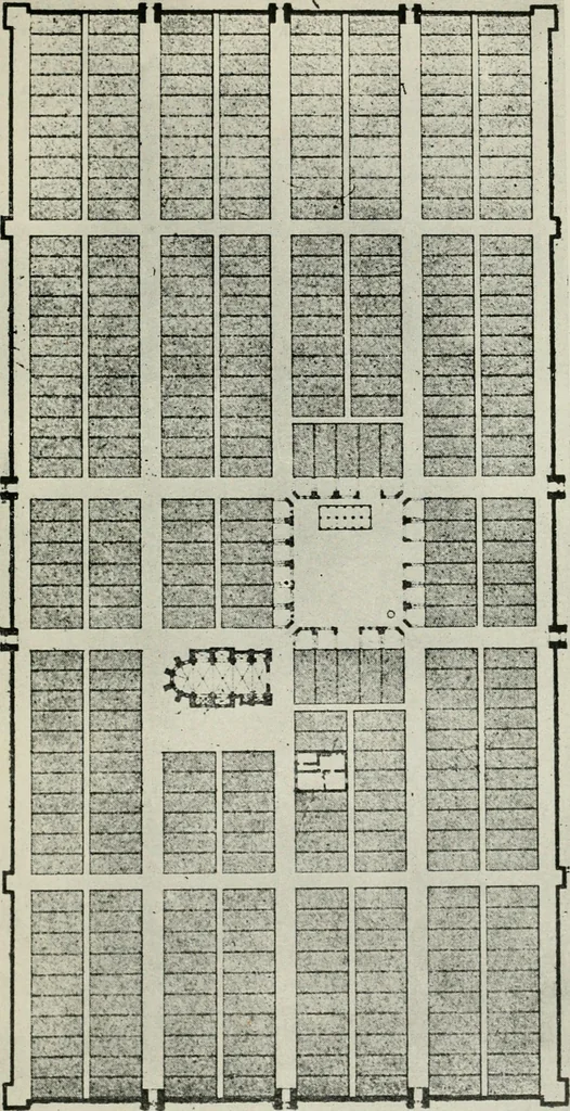 An illustration from Mediæval town planning : a lecture delivered at the John Rylands Library on the 13th December, 1916, 1917, leaf 20