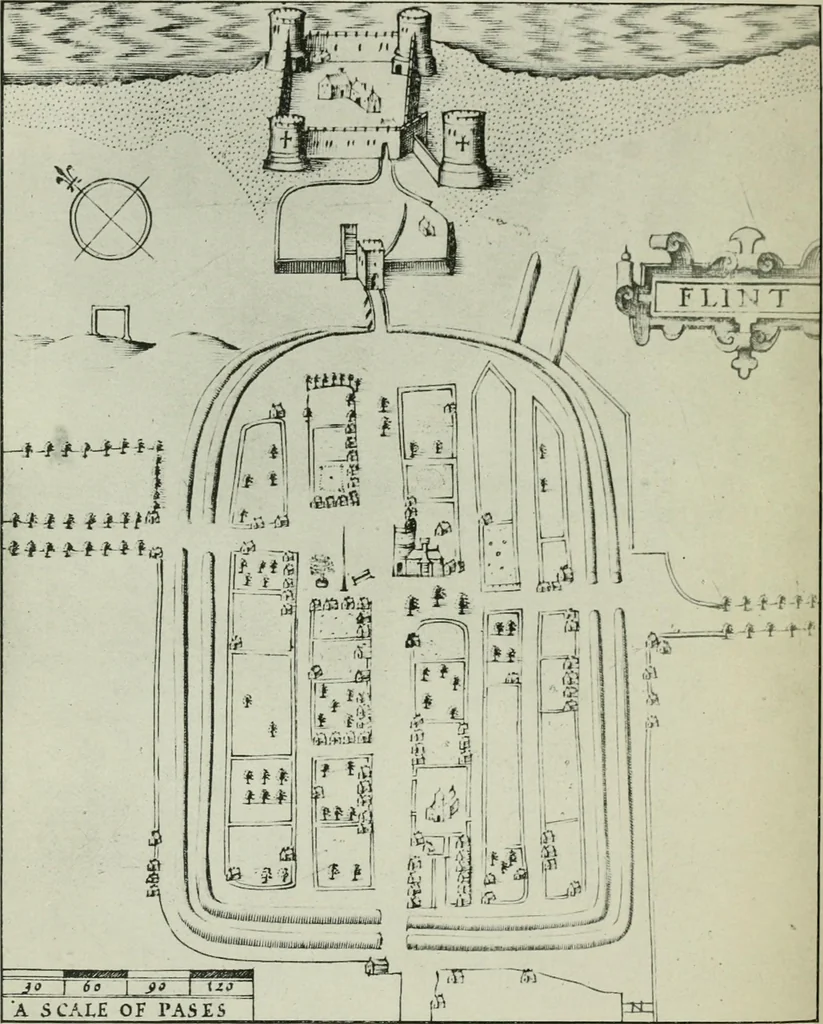 An illustration from Mediæval town planning : a lecture delivered at the John Rylands Library on the 13th December, 1916, 1917, leaf 31