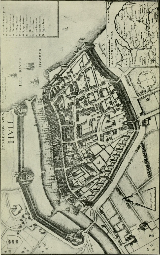 An illustration from Mediæval town planning : a lecture delivered at the John Rylands Library on the 13th December, 1916, 1917, leaf 39