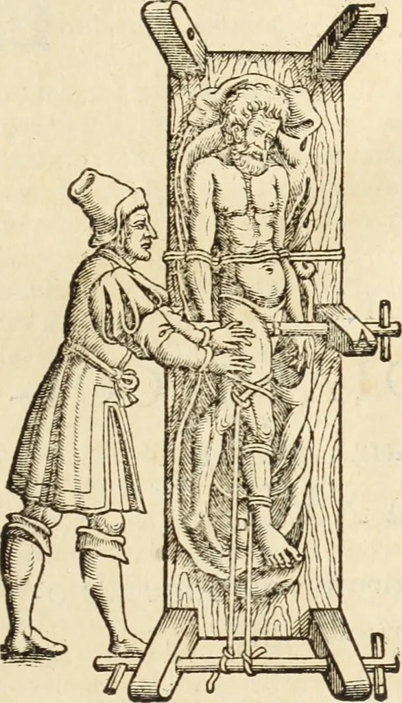An illustration from Medicae artis principes, post Hippocratem & Galenum. Graeci Latinitate donati, Aretaeus, Ruffus Ephesius, Oribasius, Paulus Aegineta, Aëtius, Alex. Trallianus, Actuarius, Nic. Myrepsus. Latini, Corn. Celsus, Scrib. Largus, Marcell. Empiricus. Aliíque praeterea, quorum unius nomen ignoratur. Index non solùm copiosus, sed etiam ordine artificioso omnia digesta habens. Hippocr. aliquot loci cum Corn. Celsi interpretatione, 1567, leaf 102
