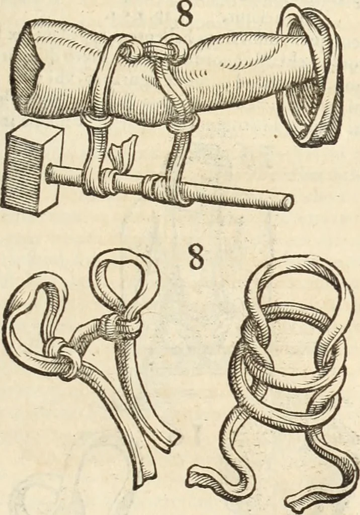 An illustration from Medicae artis principes, post Hippocratem & Galenum. Graeci Latinitate donati, Aretaeus, Ruffus Ephesius, Oribasius, Paulus Aegineta, Aëtius, Alex. Trallianus, Actuarius, Nic. Myrepsus. Latini, Corn. Celsus, Scrib. Largus, Marcell. Empiricus. Aliíque praeterea, quorum unius nomen ignoratur. Index non solùm copiosus, sed etiam ordine artificioso omnia digesta habens. Hippocr. aliquot loci cum Corn. Celsi interpretatione, 1567, leaf 86
