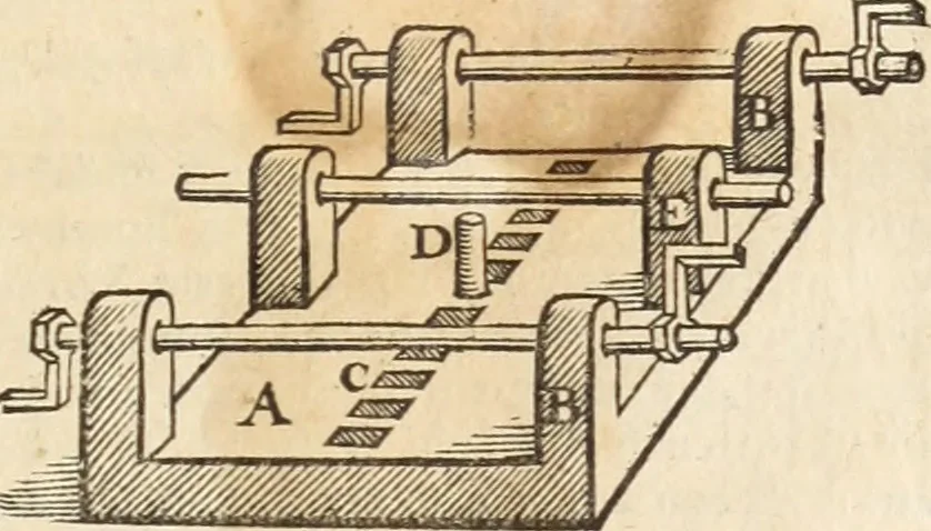 An illustration from Medicae artis principes, post Hippocratem & Galenum. Graeci Latinitate donati, Aretaeus, Ruffus Ephesius, Oribasius, Paulus Aegineta, Aëtius, Alex. Trallianus, Actuarius, Nic. Myrepsus. Latini, Corn. Celsus, Scrib. Largus, Marcell. Empiricus. Aliíque praeterea, quorum unius nomen ignoratur. Index non solùm copiosus, sed etiam ordine artificioso omnia digesta habens. Hippocr. aliquot loci cum Corn. Celsi interpretatione, 1567, leaf 98