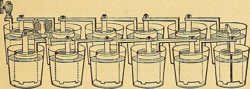 An illustration from The medical application of electricity, 1860, leaf 26