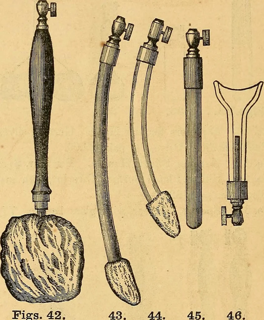 An illustration from The medical application of electricity, 1860, leaf 277