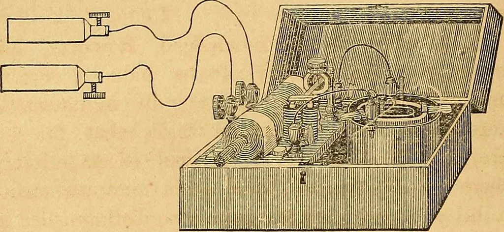 An illustration from The medical application of electricity, 1860, leaf 33