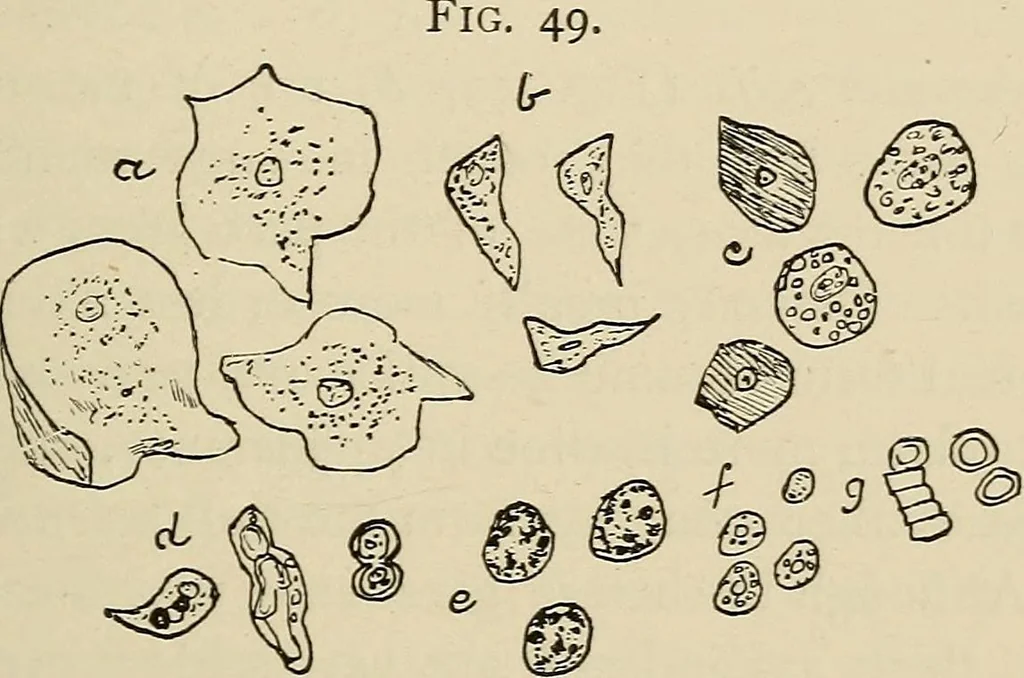 An illustration from Medical microscopy : a guide to the use of the microscope in medical practice, 1898, leaf 276