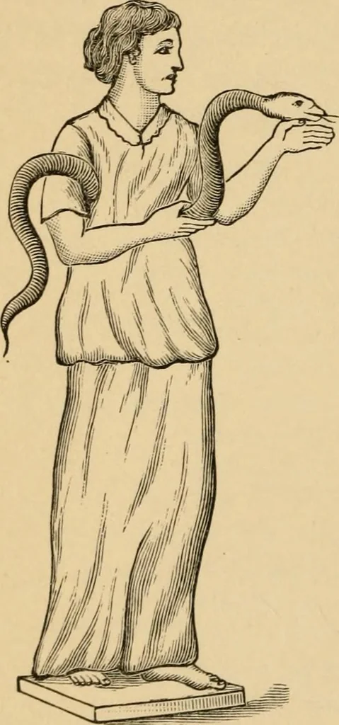 An illustration from Medical symbolism in connection with historical studies in the arts of healing and hygiene, 1891, leaf 141