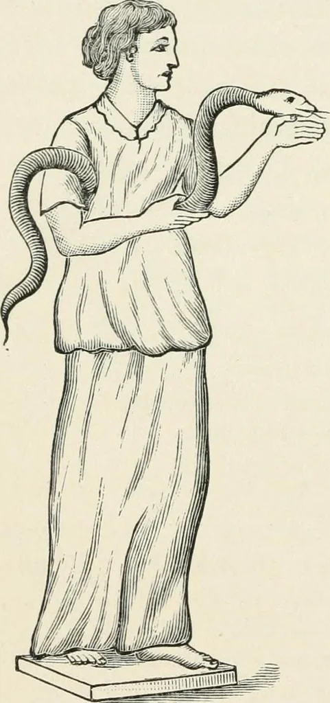An illustration from Medical symbolism in connection with historical studies in the arts of healing and hygiene, 1891, leaf 143