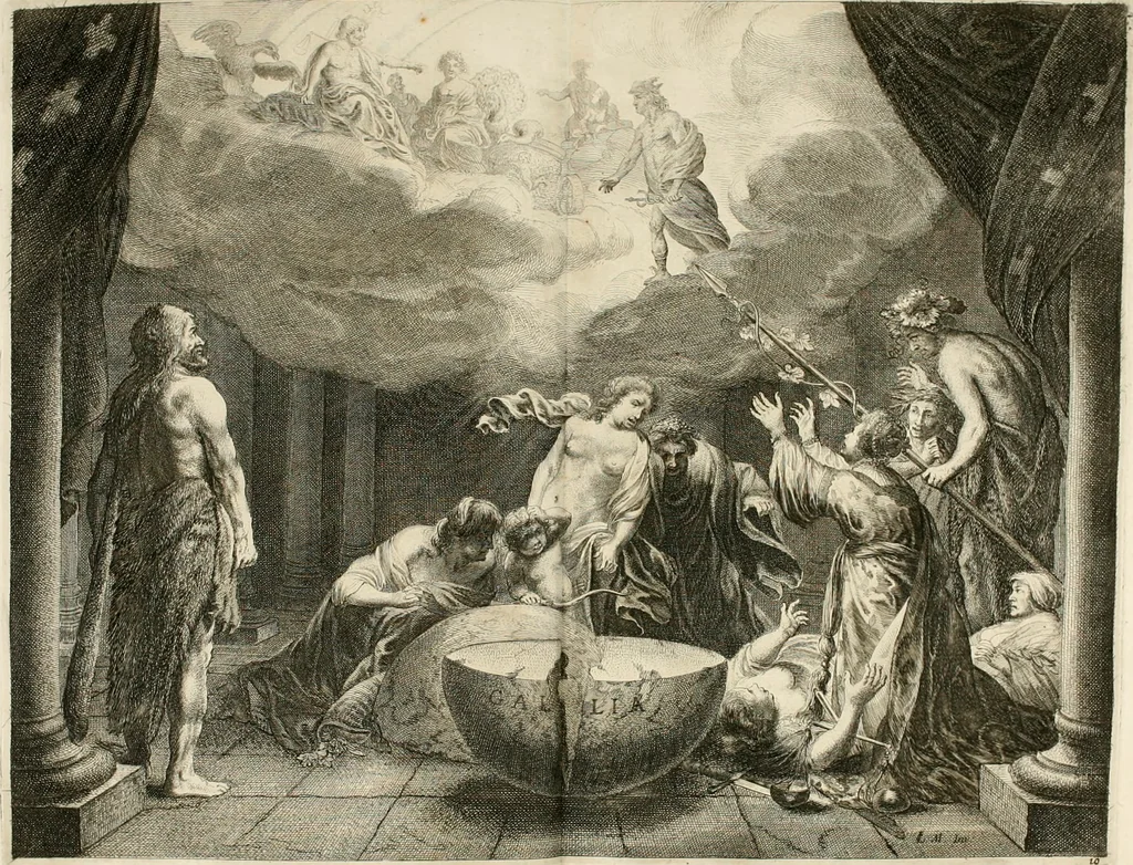 An illustration from Medicea hospes, sive Descriptio pvblicæ gratvlationis : qua Serenissimam, Augustissimamque reginam, Mariam de Medicis, excepit Senatvs popvlvsqve Amstelodamensis, 1638, leaf 81