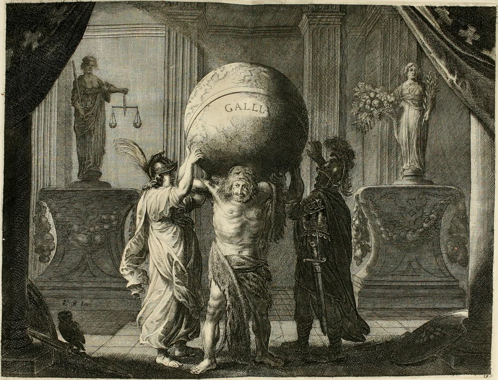 An illustration from Medicea hospes, sive Descriptio pvblicæ gratvlationis : qua Serenissimam, Augustissimamque reginam, Mariam de Medicis, excepit Senatvs popvlvsqve Amstelodamensis, 1638, leaf 87