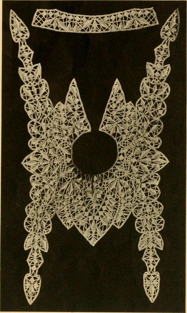 An illustration from Medici lace and the art of making it, 1908, leaf 10